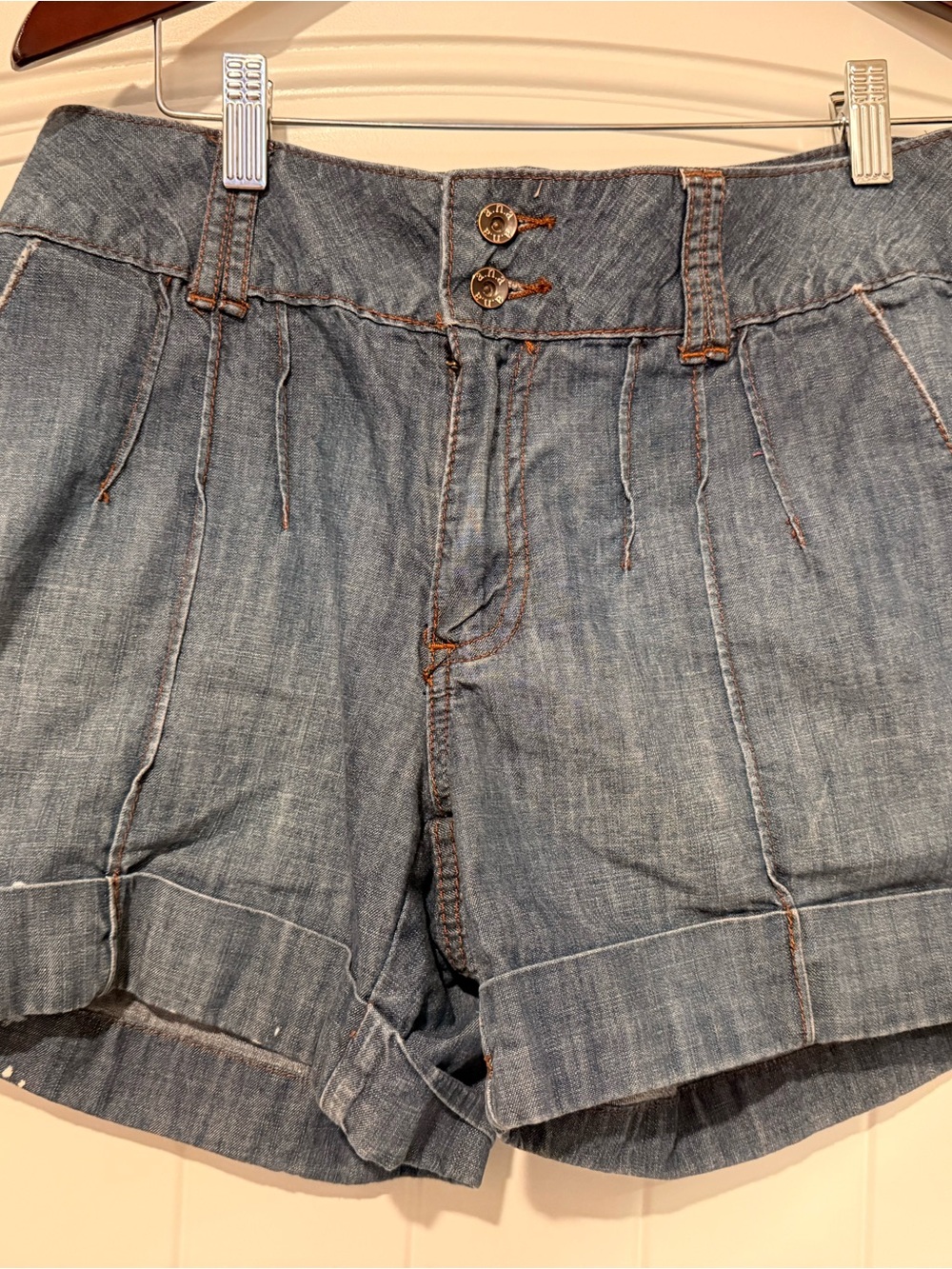 a.n.a Light Blue Denim Shorts